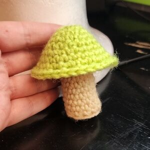 Handmade Crochet Mushroom Decor
